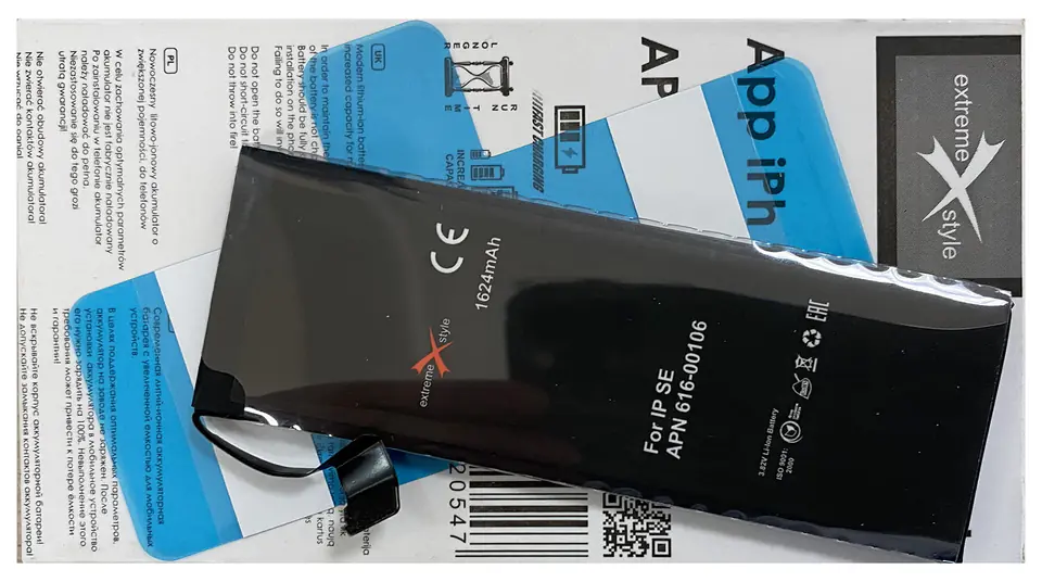 ExtremeStyle Battery for iPhone SE 1624mAh Li-Ion at Wasserman.eu