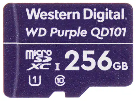 ⁨SD-MICRO-10/256-WD UHS-I MEMORY CARD, SDHC 256 GB Western Digital⁩ at Wasserman.eu