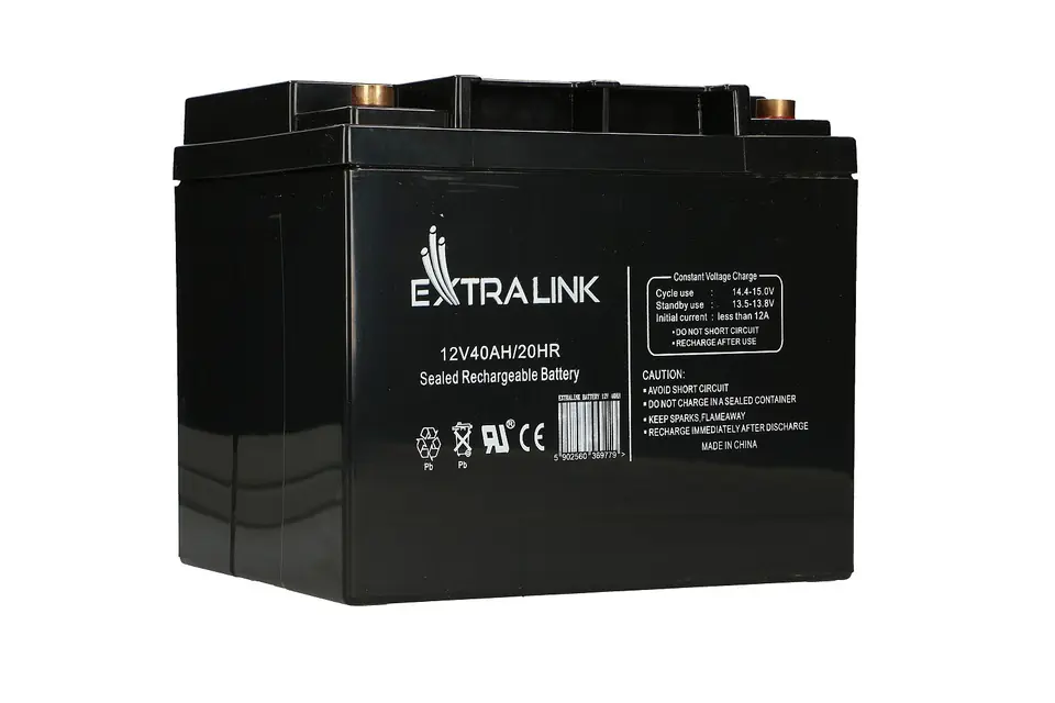 Extralink AKUMULATOR Battery ACCUMULATOR 12V 40AH - Batterie - 40.000 mAh Plombierte Bleisäure (VRLA) 13,5 V 12 Ah im Wasserman.eu