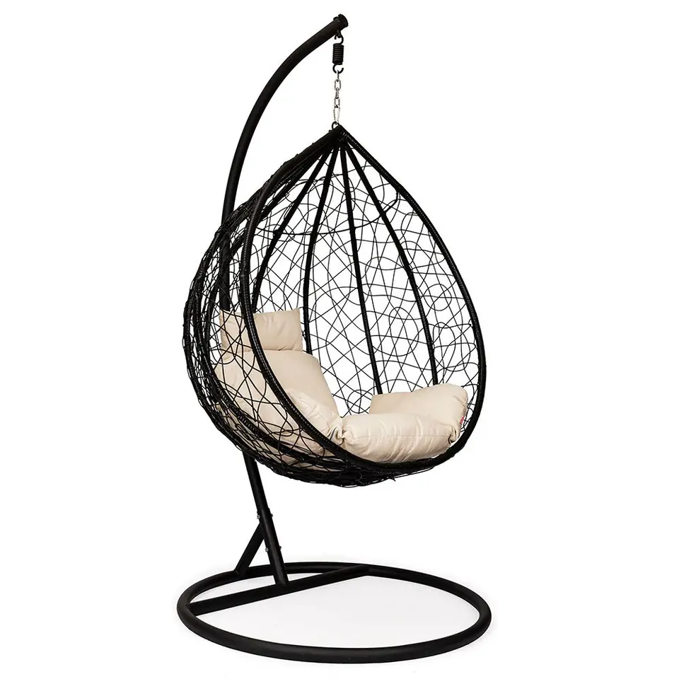 Hanging basket garden swing cocoon at Wasserman.eu