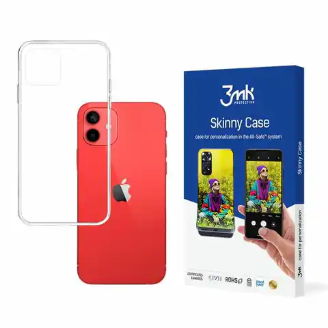 ⁨3MK All-Safe Skinny Case iPhone 12 Mini Clear⁩ at Wasserman.eu
