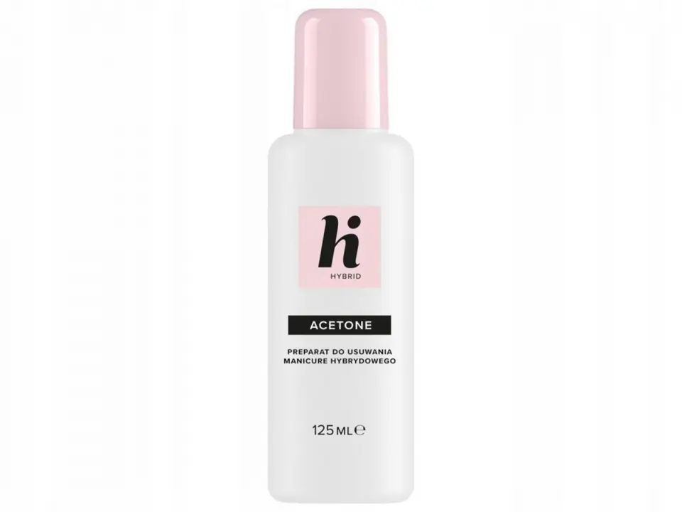 ⁨Hi Hybrid Aceton do usuwania lakieru hybrydowego 125ml⁩ w sklepie Wasserman.eu