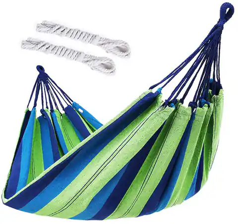 ⁨Garden hammock large and strong for two + cover⁩ at Wasserman.eu