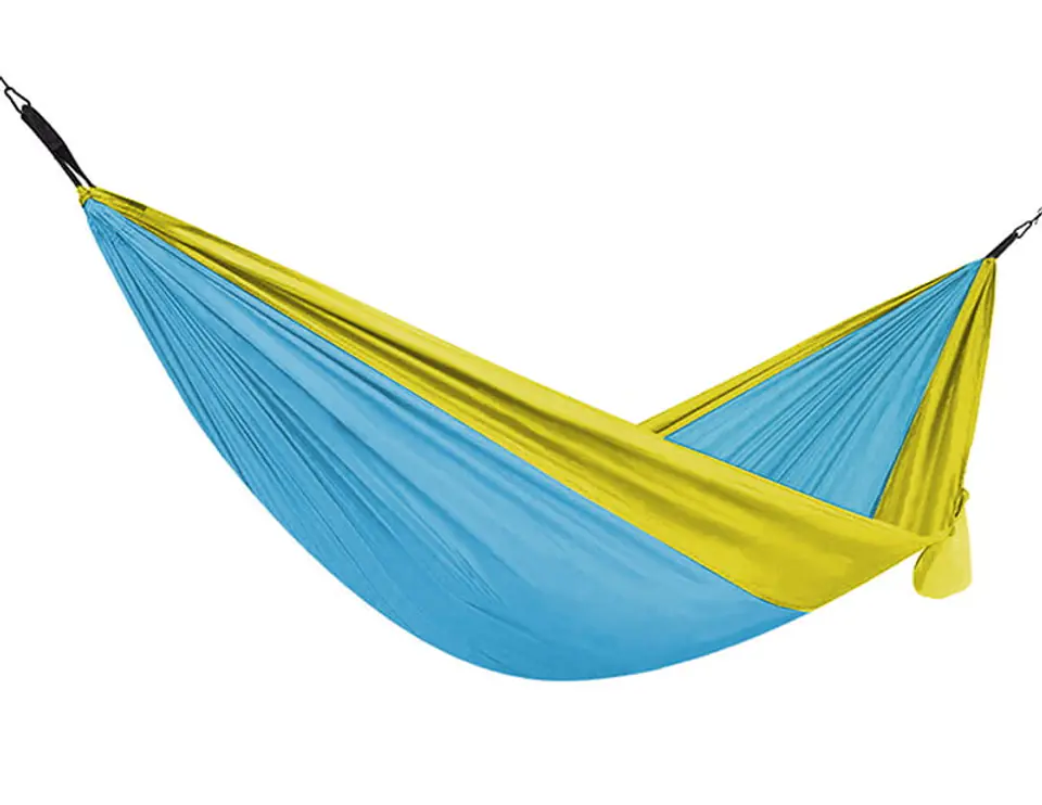 ⁨Large nylon tourist hammock + cover⁩ at Wasserman.eu