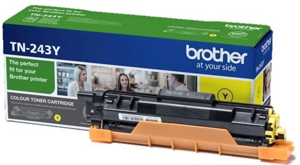 ⁨Toner Brother żółty TN243Y=TN-243Y, 1000 str.⁩ w sklepie Wasserman.eu