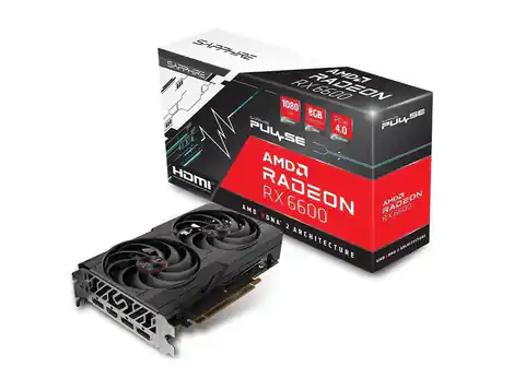 ⁨Graphics card PULSE AMD Radeon RX 6600 128 bit DDR6 11310-01-20G⁩ at Wasserman.eu