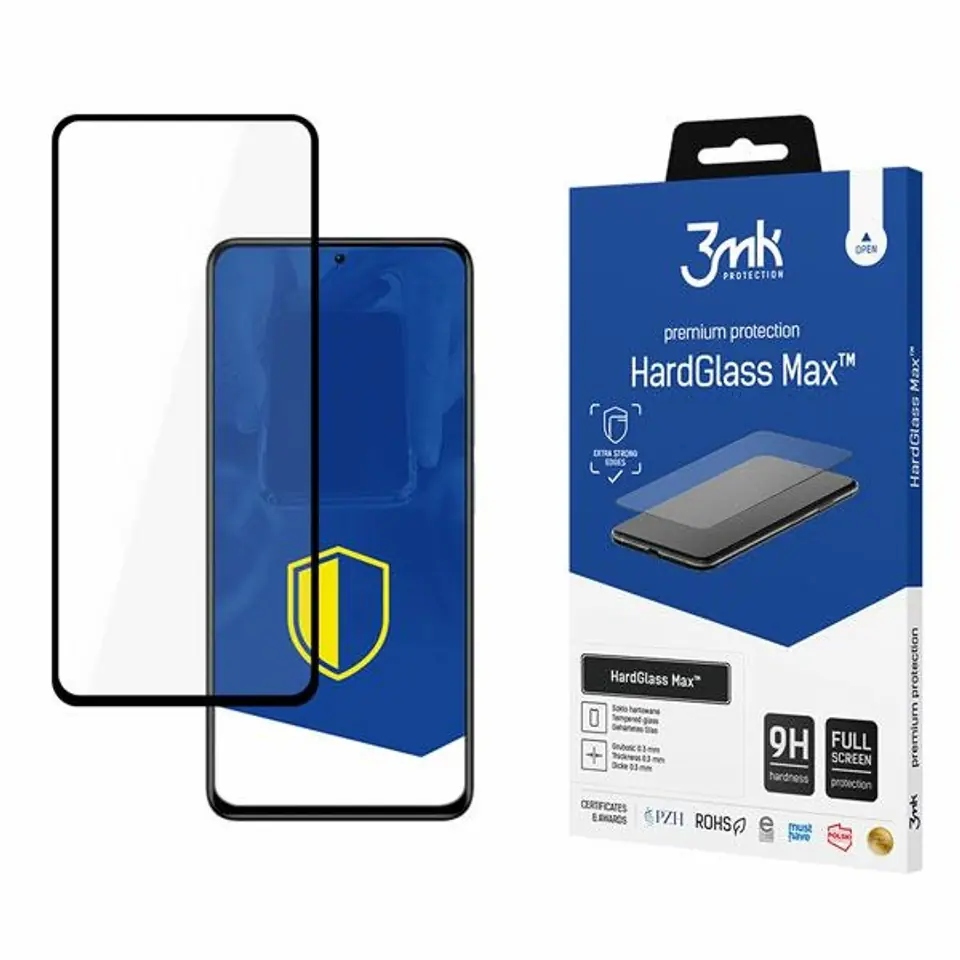 3MK HardGlass Max Xiaomi Redmi Note 11 Pro 5G/Pro+ 5G black/black FullScreen Glass at Wasserman.eu