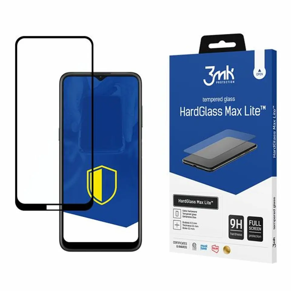 ⁨3MK HG Max Lite Nokia G11/G21 czarny/black⁩ w sklepie Wasserman.eu