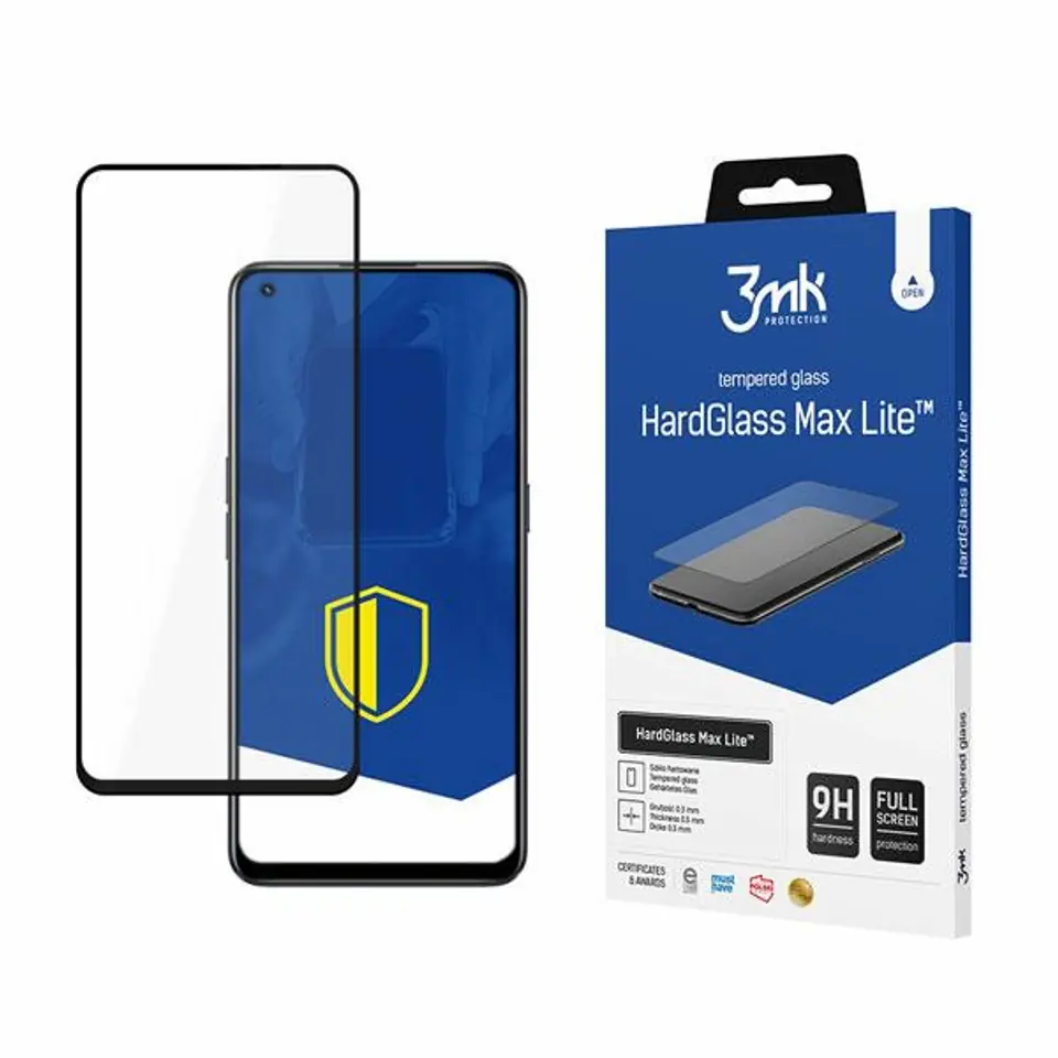 ⁨3MK HG Max Lite Realme 9 Pro black/black⁩ at Wasserman.eu