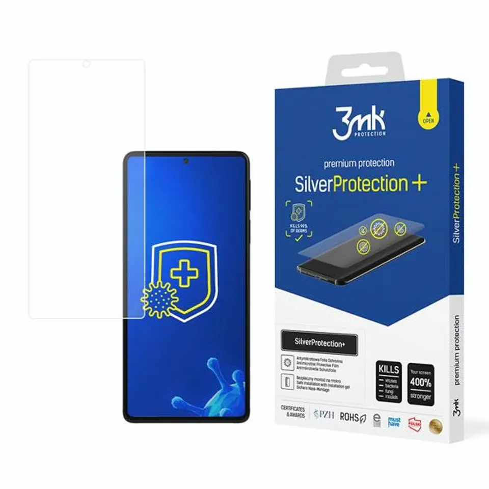 ⁨3MK Silver Protect+ Motorola Edge 30 Folia Antymikrobowa montowana na mokro⁩ w sklepie Wasserman.eu