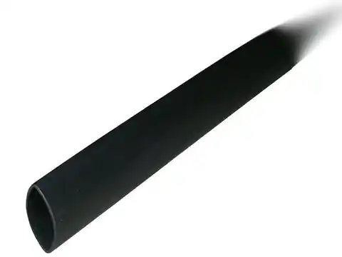 ⁨Rurka termokurczliwa (3 mm, 100 cm, czarny)⁩ w sklepie Wasserman.eu