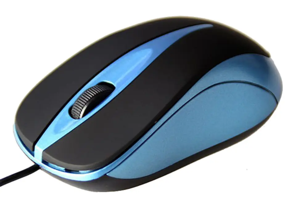 ⁨Optical Media-Tech Plano mouse (blue)⁩ at Wasserman.eu