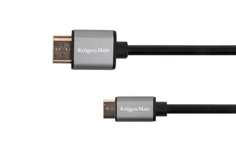 ⁨Kabel HDMI - mini HDMI 1.8m Kruger&Matz Basic (1LL)⁩ w sklepie Wasserman.eu