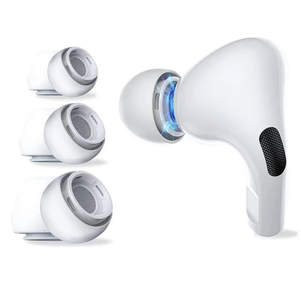 Gumki Silikonowe do Apple Airpods Pro 3-pak Tech-Protect białe w sklepie Wasserman.eu
