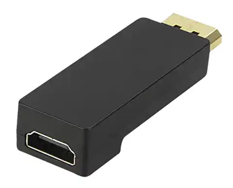 ⁨DisplayPort plug to HDMI adapter⁩ at Wasserman.eu