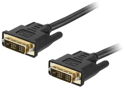 ⁨DVI-DVI cable 3m gold Blow Classic plugs⁩ at Wasserman.eu