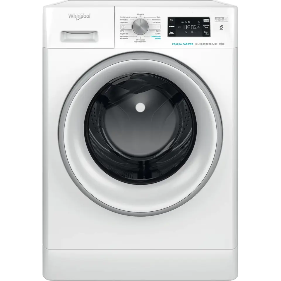 Freestanding washing machine Whirlpool FFB 9258 SV EN 9 kg, 1200 rpm, white at Wasserman.eu