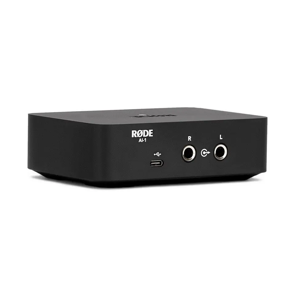 ⁨RODE AI-1 USB Audio interface A-A preamplifier 24 bit 96 kHz Black⁩ at Wasserman.eu