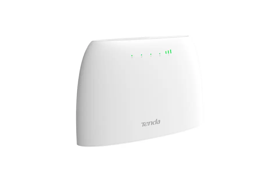 ⁨Tenda N300 wireless router Fast Ethernet Single-band (2.4 GHz) 4G White⁩ at Wasserman.eu