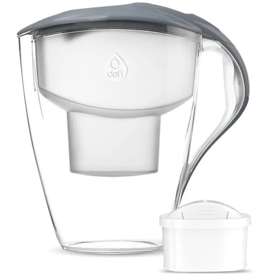 Filter pitcher Dafi Astra Unimax 3L LED (steel) at Wasserman.eu