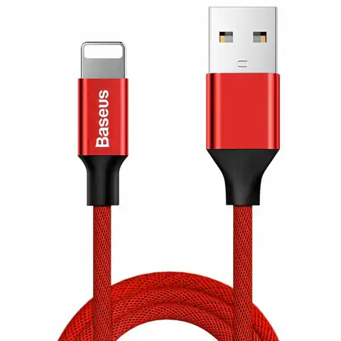 ⁨BASEUS USB cable Lightning iPhone 1.8m Yiven 2A (CALYW-A09) Red⁩ at Wasserman.eu