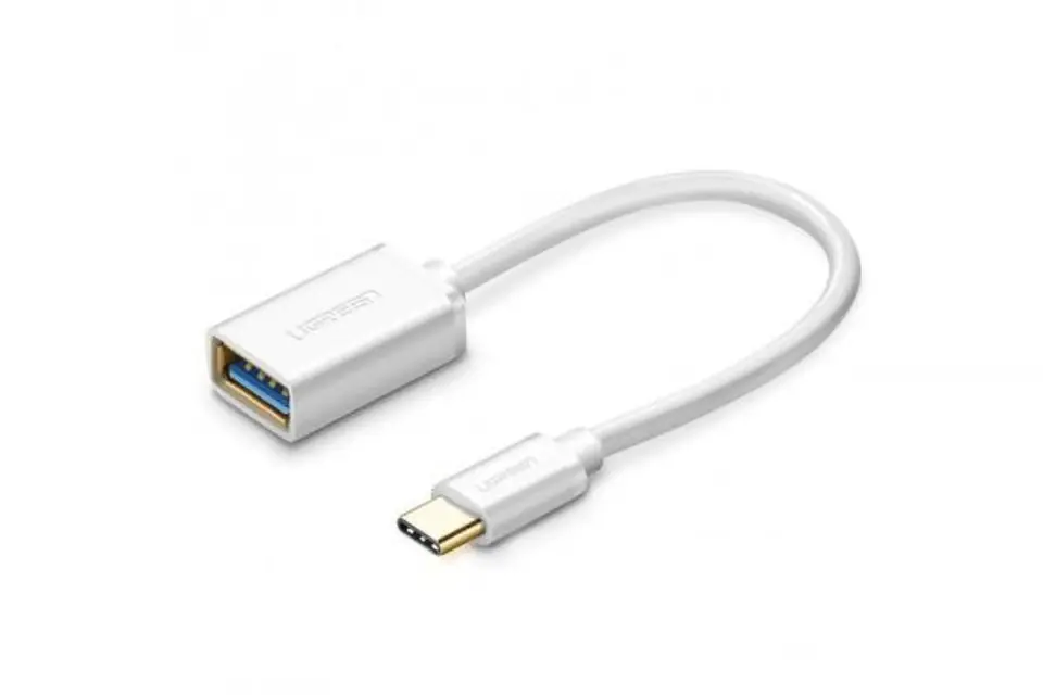 ⁨Adapter OTG USB-C 3.0 UGREEN 	US154 (biały)⁩ w sklepie Wasserman.eu