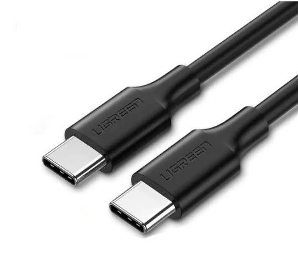 ⁨USB-C to USB-C PD Cable ugreen Power Delivery 60W 1m (Black)⁩ at Wasserman.eu