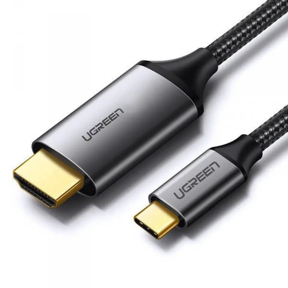 ⁨Kabel USB-C do HDMI UGREEN 4K UHD 1.5m (czarny)⁩ w sklepie Wasserman.eu