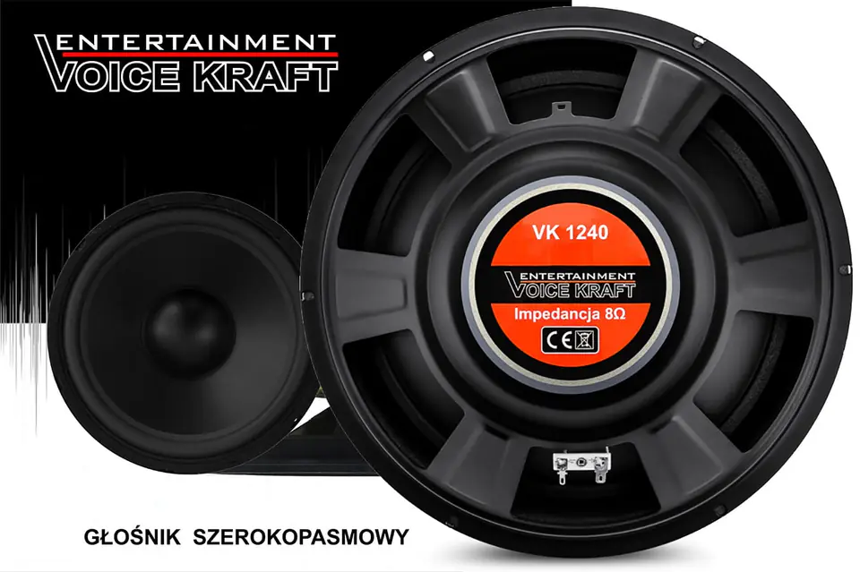 12 ”Voice Kraft 1240-8 woofer at Wasserman.eu