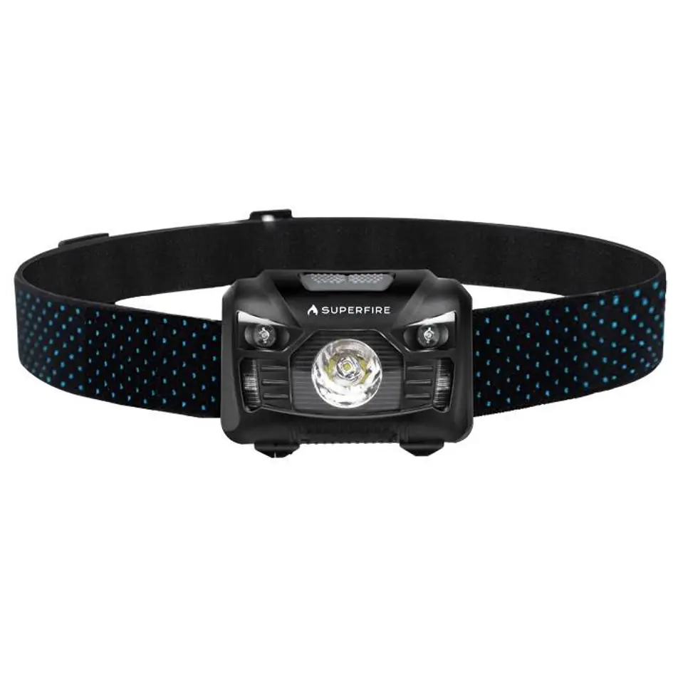 Latarka czołowa Superfire HL06, 500lm, USB w sklepie Wasserman.eu