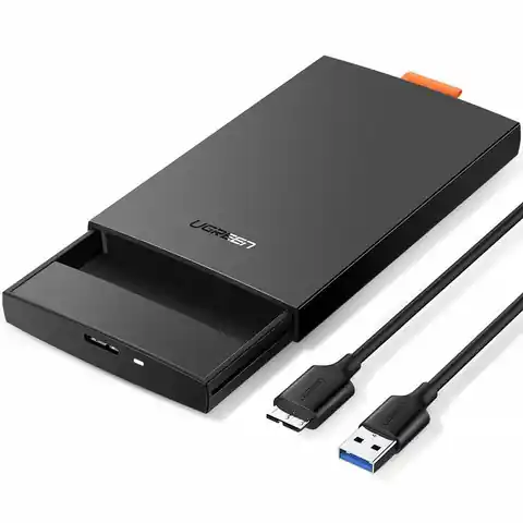 ⁨Obudowa zewnętrzna dysku 2,5" UGREEN SATA SSD/HDD (czarna)⁩ w sklepie Wasserman.eu