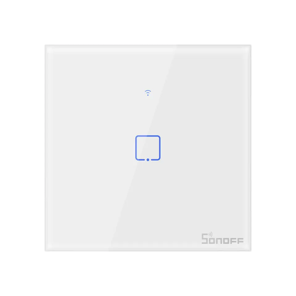 ⁨Touch light switch WiFi + RF 433 Sonoff T1 EU TX (1-gang)⁩ at Wasserman.eu