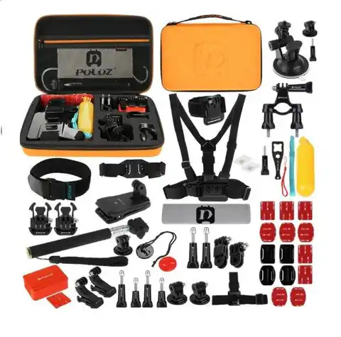 ⁨Puluz Set of 53 accessories for PKT26 action cameras⁩ at Wasserman.eu