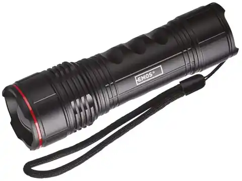 ⁨Wasserdichte LED-Taschenlampe Emos 500lm mit Zoom⁩ im Wasserman.eu