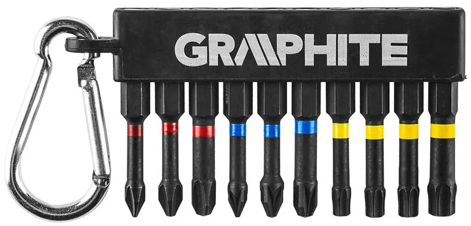 ⁨Graphite impact bit set 10 pieces⁩ at Wasserman.eu