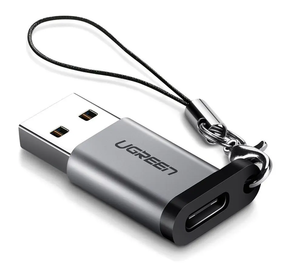 ⁨USB 3.0 to USB-C 3.1 PD Adapter UGREEN (Grey)⁩ at Wasserman.eu