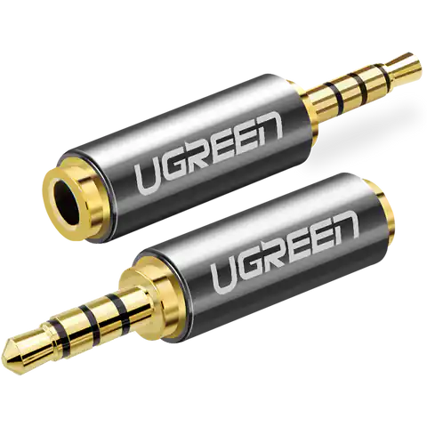 ⁨Adapter / przejściówka UGREEN 20501 z 2,5 mm micro jack (męski)  na 3,5 mm mini jack (żeński)⁩ w sklepie Wasserman.eu
