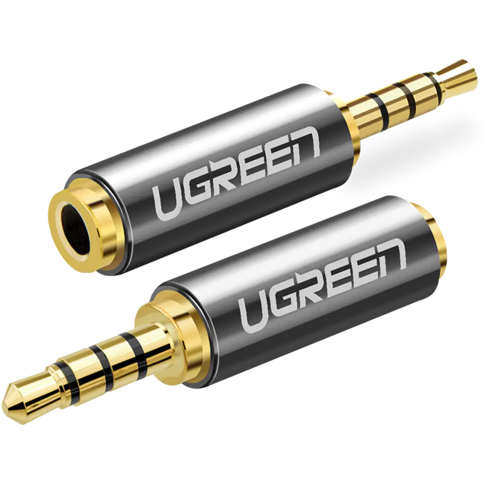 ⁨Adapter / przejściówka UGREEN 20501 z 2,5 mm micro jack (męski)  na 3,5 mm mini jack (żeński)⁩ w sklepie Wasserman.eu