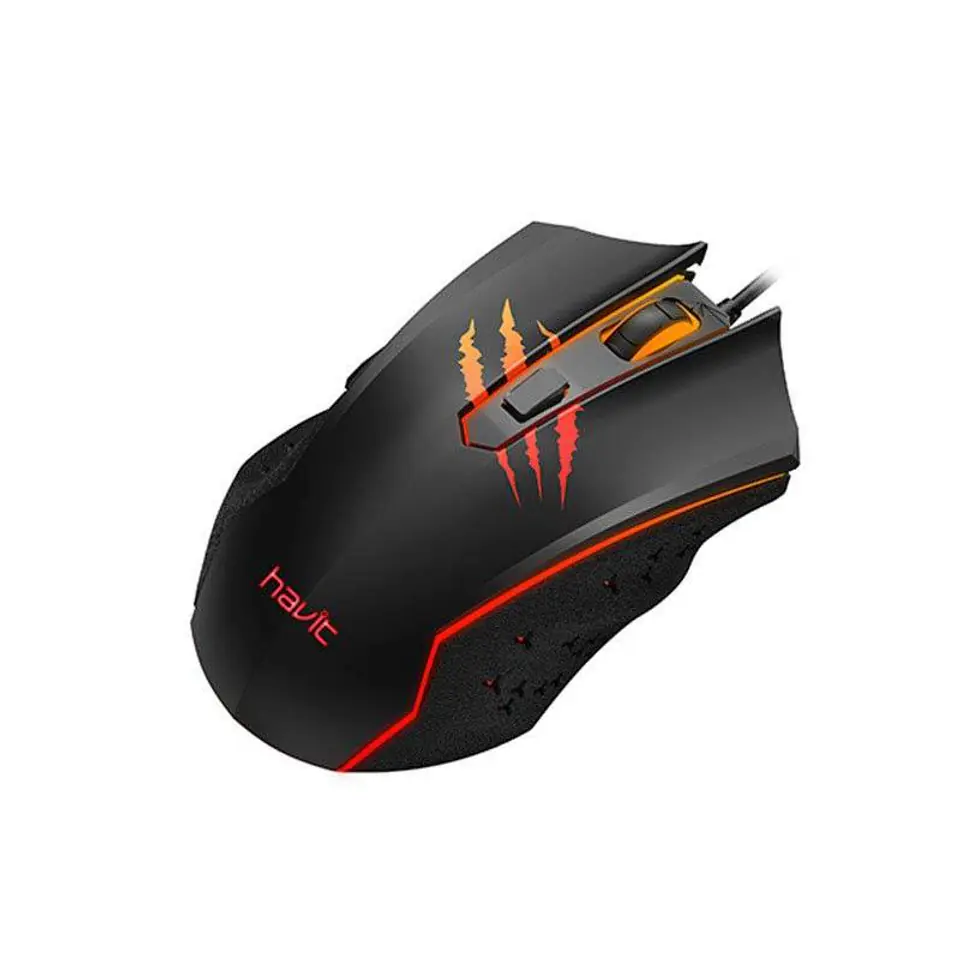 Mysz gamingowa Havit GAMENOTE MS1027 1000-2400 DPI w sklepie Wasserman.eu
