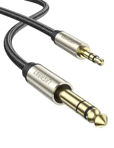 ⁨UGREEN AV127 Cable 3.5 mm jack for TRS - 1m (grey)⁩ at Wasserman.eu