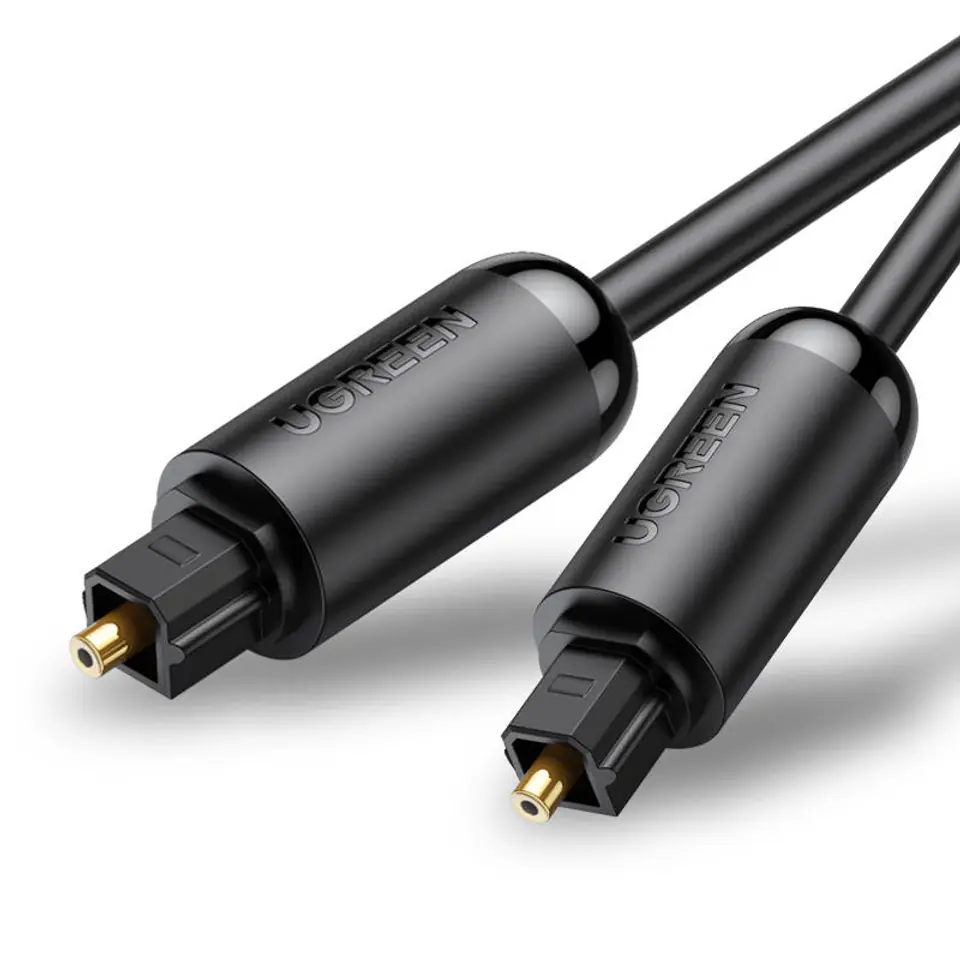 ⁨UGREEN AV122 Optical cable Toslink Audio Aluminium braided, 3m (Black)⁩ at Wasserman.eu