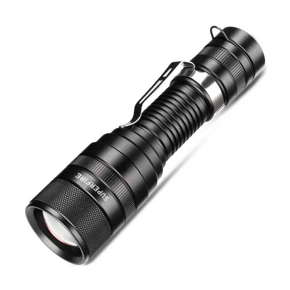 ⁨Superfire F5 Flashlight, 1100lm, USB⁩ at Wasserman.eu