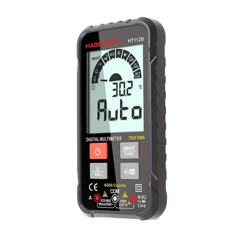 Cyfrowy multimetr uniwersalny Habotest HT112B True RMS w sklepie Wasserman.eu