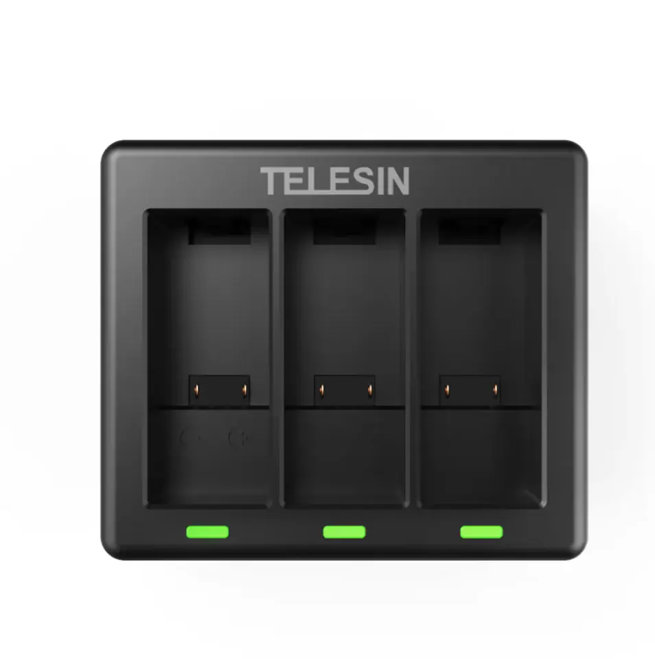 ⁨Telesin Three Channel Charger for GoPro Hero 9 / Hero 10 (GP-BCG-902)⁩ at Wasserman.eu