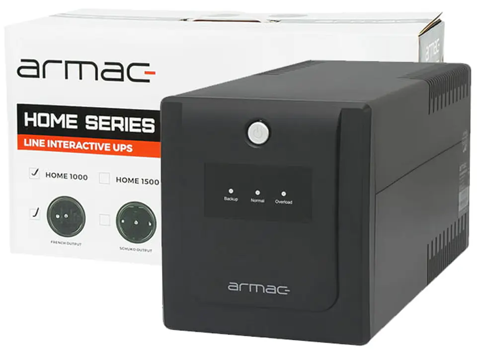 ⁨Emergency power supply UPS home Armac 2x RJ45 USB (1000 VA)⁩ at Wasserman.eu