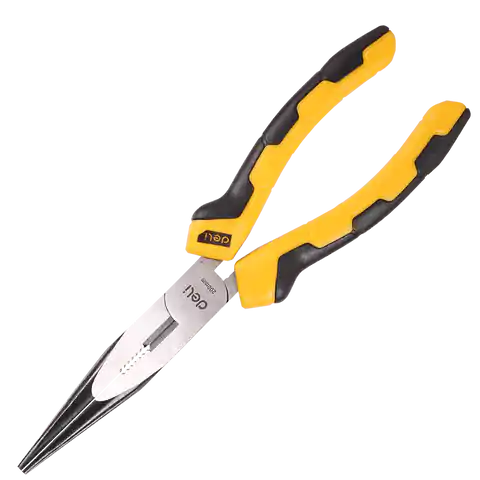 ⁨Extended straight pliers Deli Tools EDL2108, 8" (yellow)⁩ at Wasserman.eu