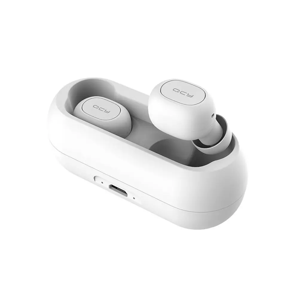 ⁨TWS QCY T1C headphones (white)⁩ at Wasserman.eu