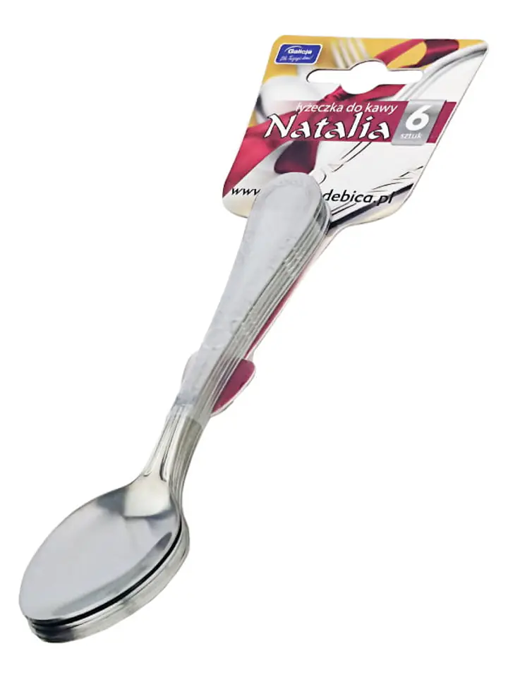 ⁨Łyżeczki do kawy Natalia 12cm 6 sztuk⁩ w sklepie Wasserman.eu