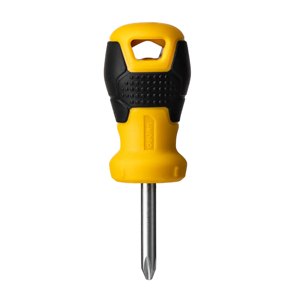 ⁨Wkrętak krzyżakowy Deli Tools EDL636038, PH2x38mm (żółty)⁩ w sklepie Wasserman.eu