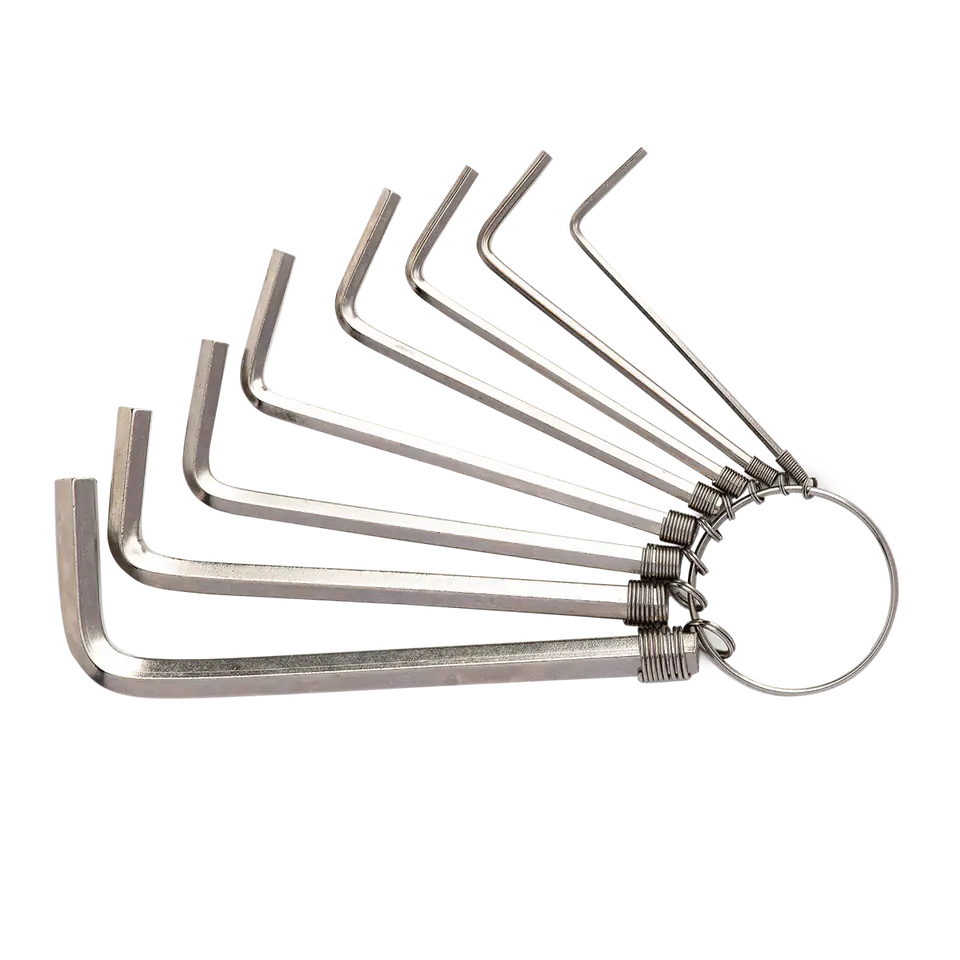 ⁨Deli Tools Allen Key Set EDL3080, 1.5-6mm (silver)⁩ at Wasserman.eu